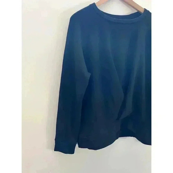 Zella Peaceful Crossover Pullover Black Size Medium - Picture 11 of 13